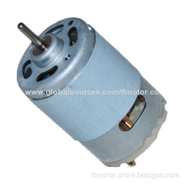 5 slots 35.7mm high torque low speed brushed dc motor for fan